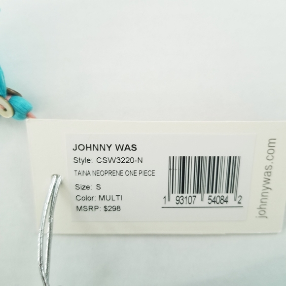 Johnny Was Taina Neoprene one Piece Swimsuit - Picture 11 of 14